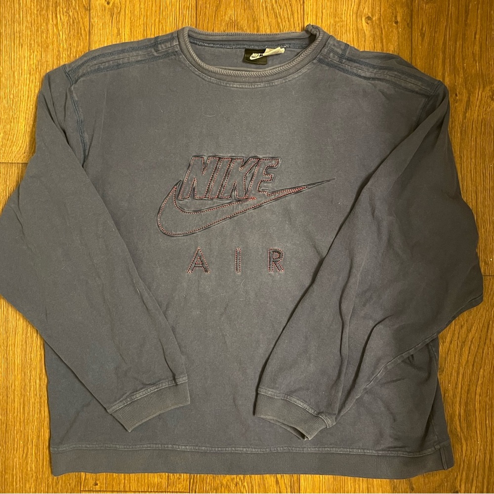 Nike | Vintage Logo Crewneck, Blue, Large